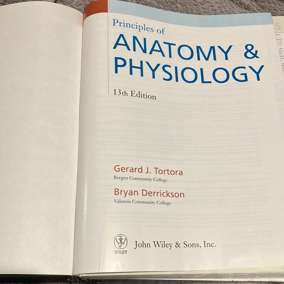 A&P principles of anatomy and physiology textbook - Picture 5 of 9